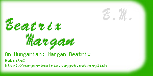 beatrix margan business card
